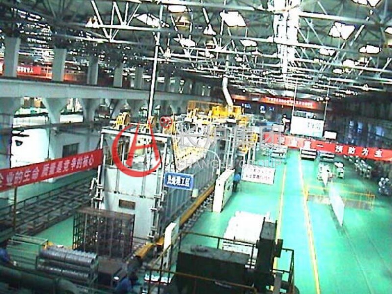 客戶(hù)現(xiàn)場(chǎng)的輥道爐